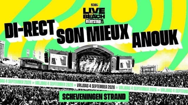LIVE on the BEACH Beatstad — Noorderstrand Scheveningen, Den Haag